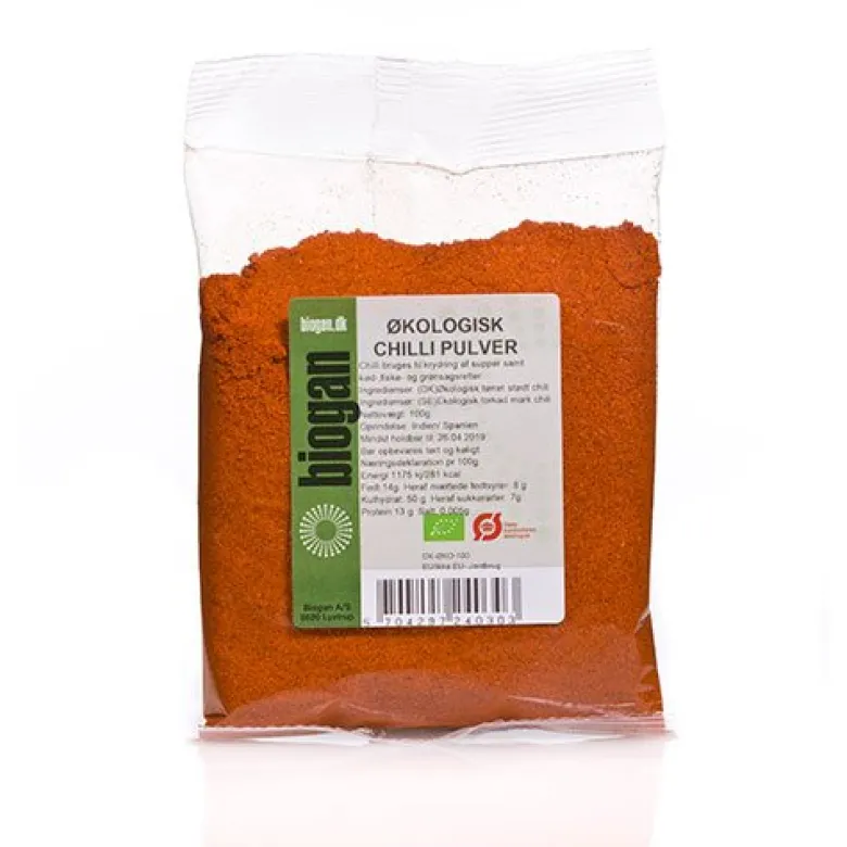 Biogan Chili pulver Ø (100 gr,)