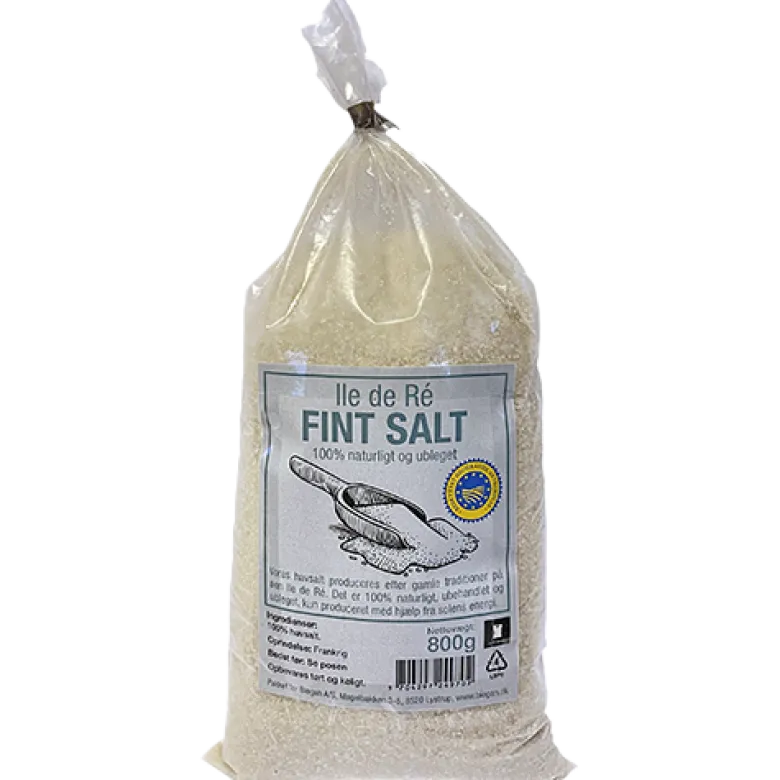 Biogan Fransk Fint Havsalt Ile De Ré Ubleget (800 g)
