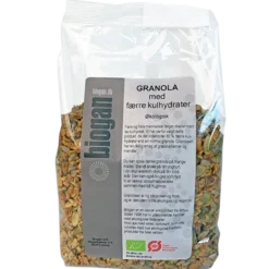 Biogan Granola Færre Kulhydrater Ø (400 g)