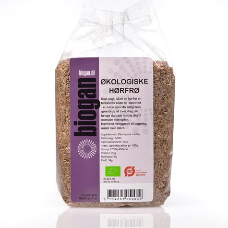 Biogan Hørfrø Ø (500 gr)