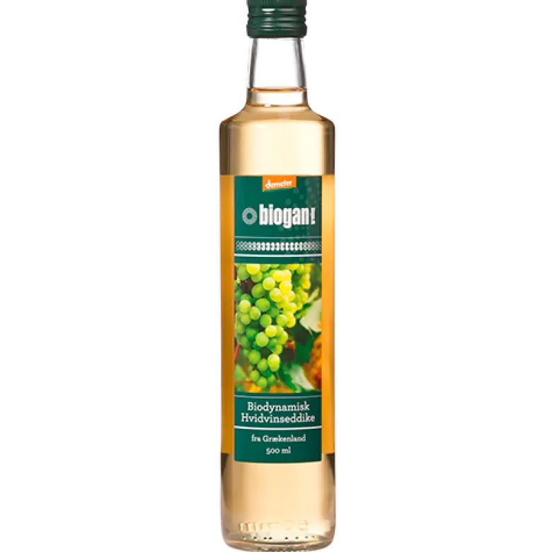 Biogan Hvidvinseddike Demeter (500 ml)