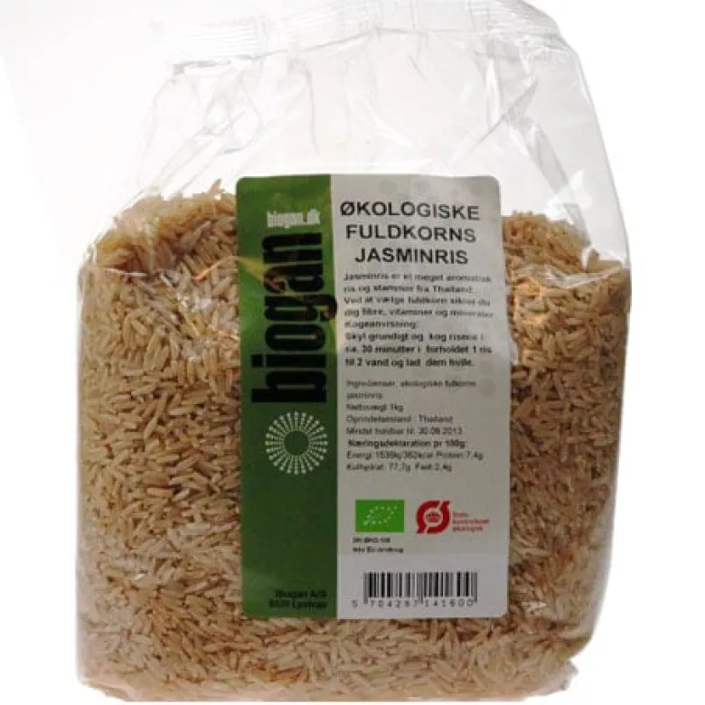 Biogan Jasminris Fuldkorn Ø (1 kg)