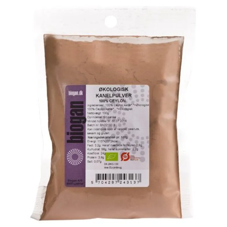 Biogan Kanelpulver 100% Ceylon Ø (100 g)