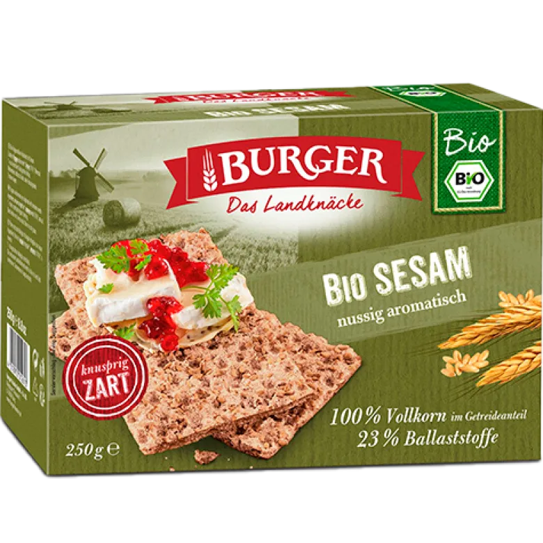 Biogan Knækbrød Sesam Ø (250 g)