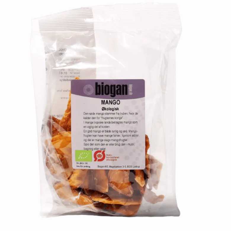 Biogan Mango tørret Ø (150 g)