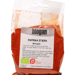 Biogan Paprika Stærk Ø (100 g)