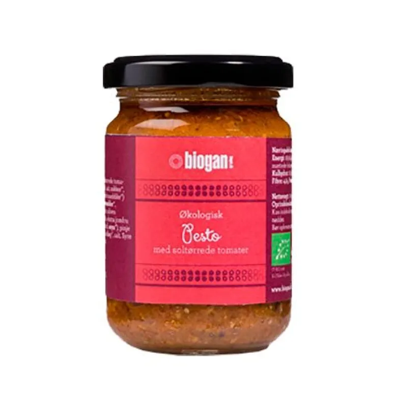 Biogan Pesto rød Vegan Ø (120 g)