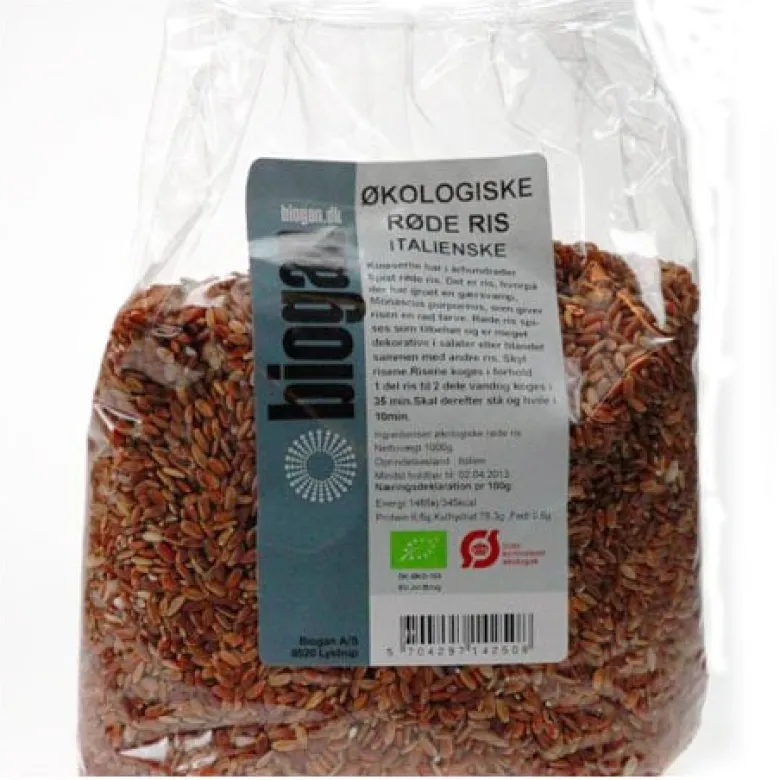 Biogan Røde Ris Ø (500 g)