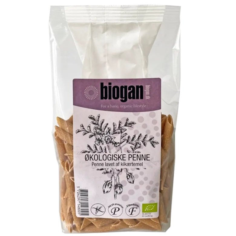 Biogan Rigatoni m Kikærtemel Ø (250 g)