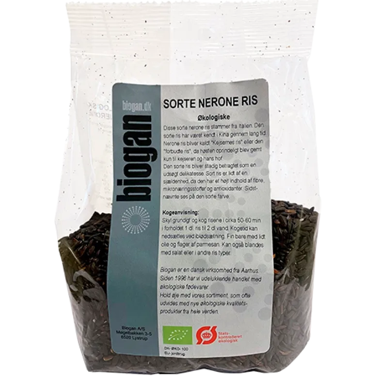 Biogan Sorte Nerone Ris Ø (500 g)
