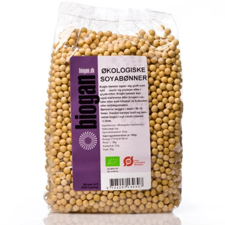 Biogan Soyabønner Ø (1 kg)