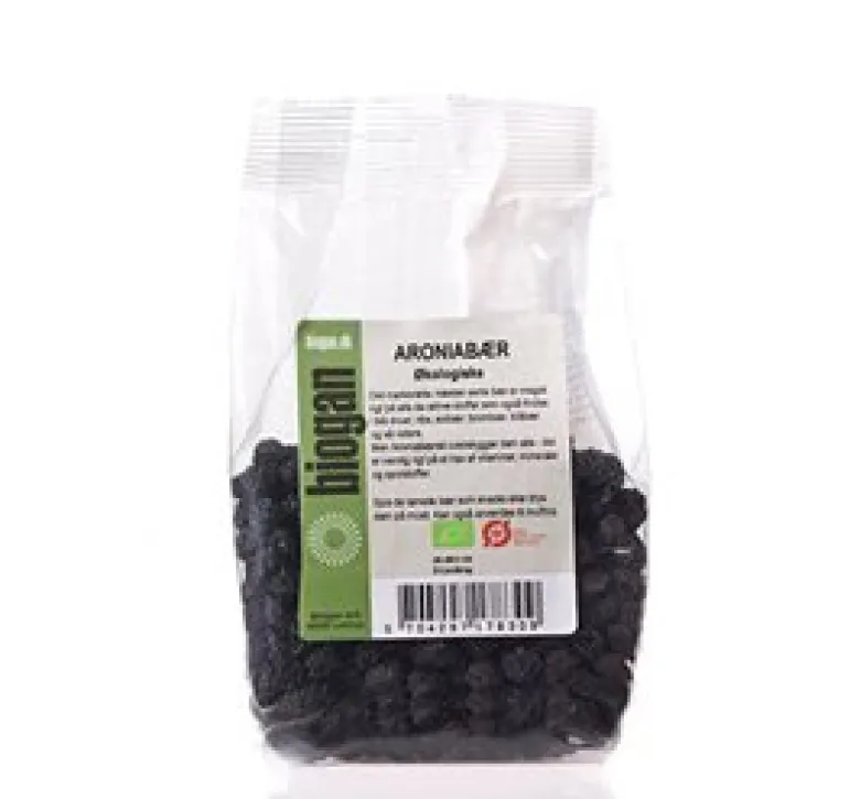 Biogan Tørrede Aroniabær Ø (100 g)