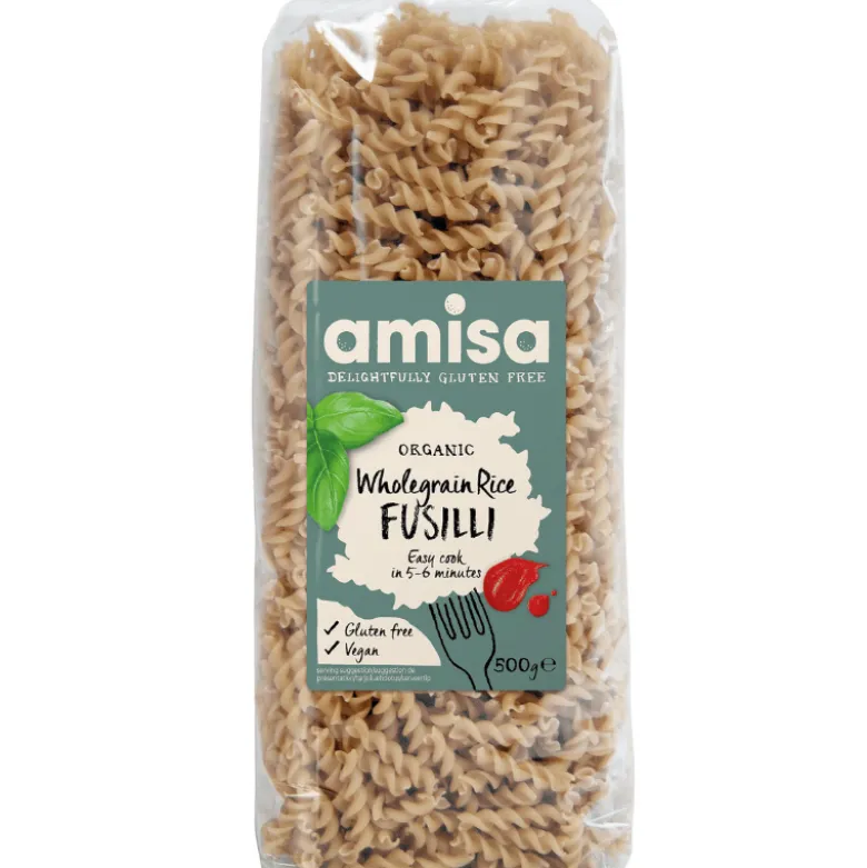 Biona Fuldkorns Ris Fusilli Glutenfri Ø (500 g)