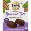 Biona Mørk Chokolade Brownie Bar Ø (3 x 40 g)