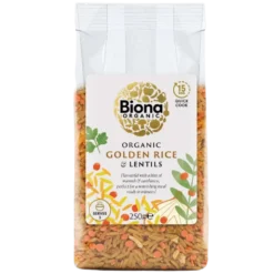 Biona Ris/Linseblanding m. Karry Ø (250 g)