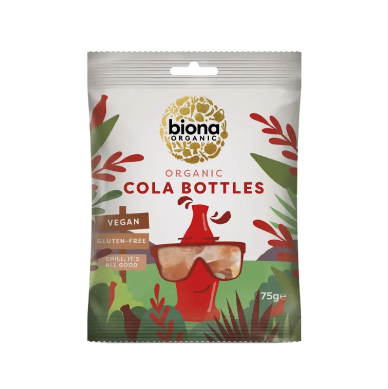Biona Vingummi Cola Flasker Ø (75 g)