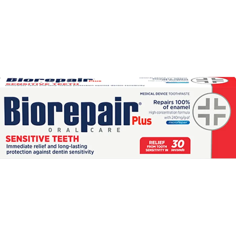 Biorepair Plus Sensitive Teeth Tandpasta (75 ml)