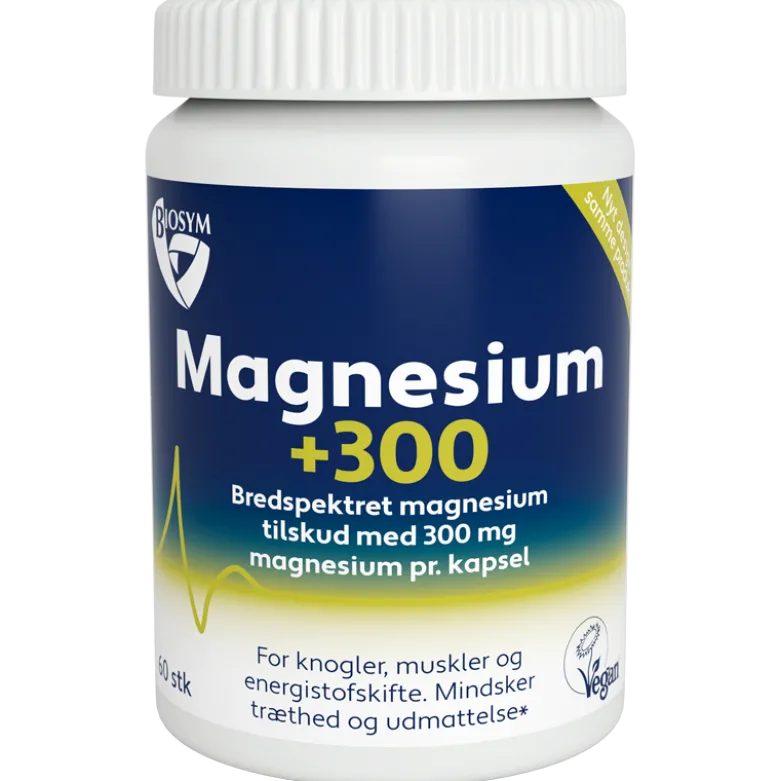 Biosym Magnesium +300 (60 kapsler)
