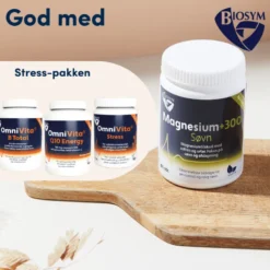 Biosym Magnesium 300 Søvn (60 kaps)