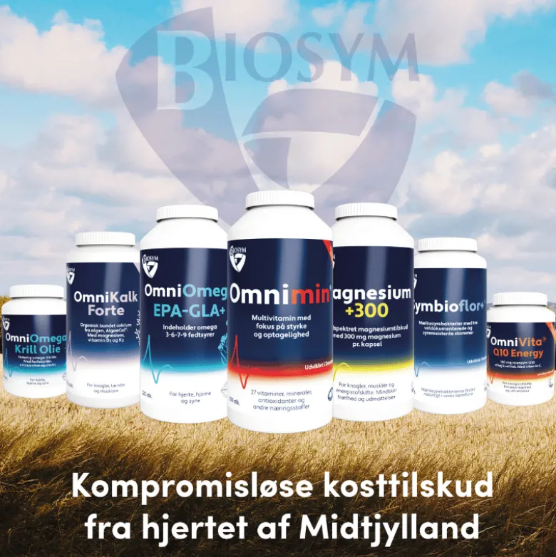 Biosym Magnesium 300 Søvn (60 kaps)