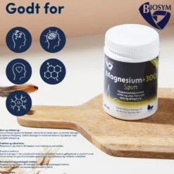 Biosym Magnesium 300 Søvn (60 kaps)