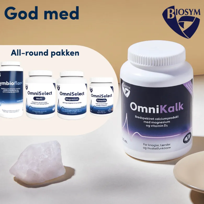 Biosym OmniKalk (120 tabletter)