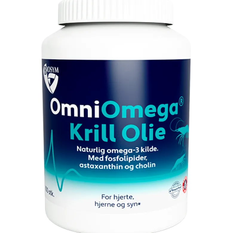 Biosym OmniOmega Krill Olie (100 kaps)