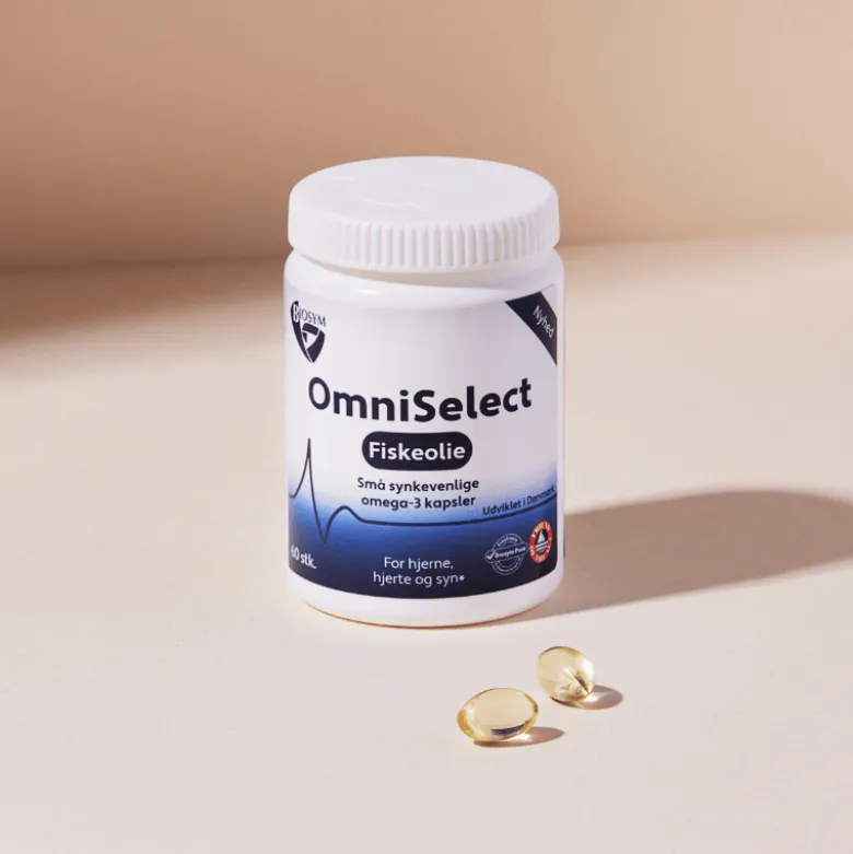 Biosym OmniSelect Fiskeolie (60 kaps)