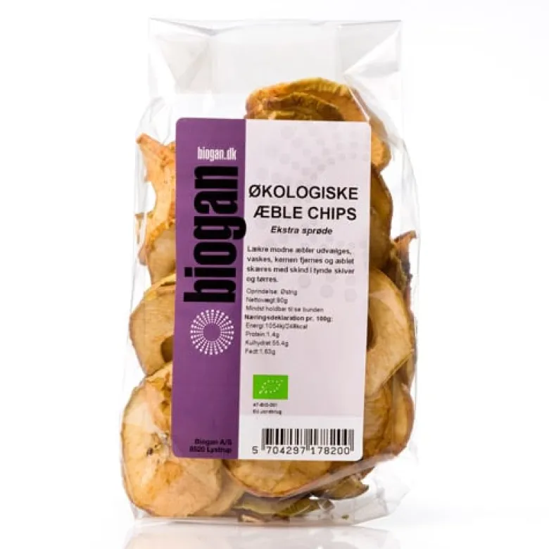 Æblechips (100 gr)