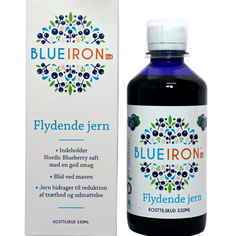 Blueiron Flydende Jerntilskud (330 ml)