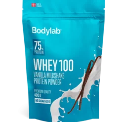 Bodylab Whey100 Proteinpulver Vanilla Milkshake (400 g)