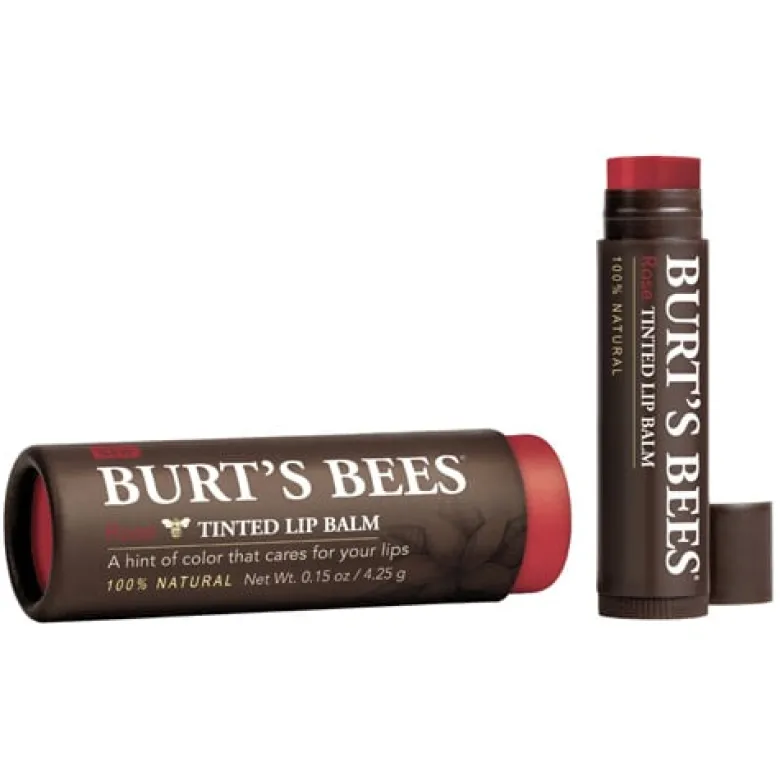 Burt's Bees Tinted Lip Balm Farvet Rose (4,25 g)