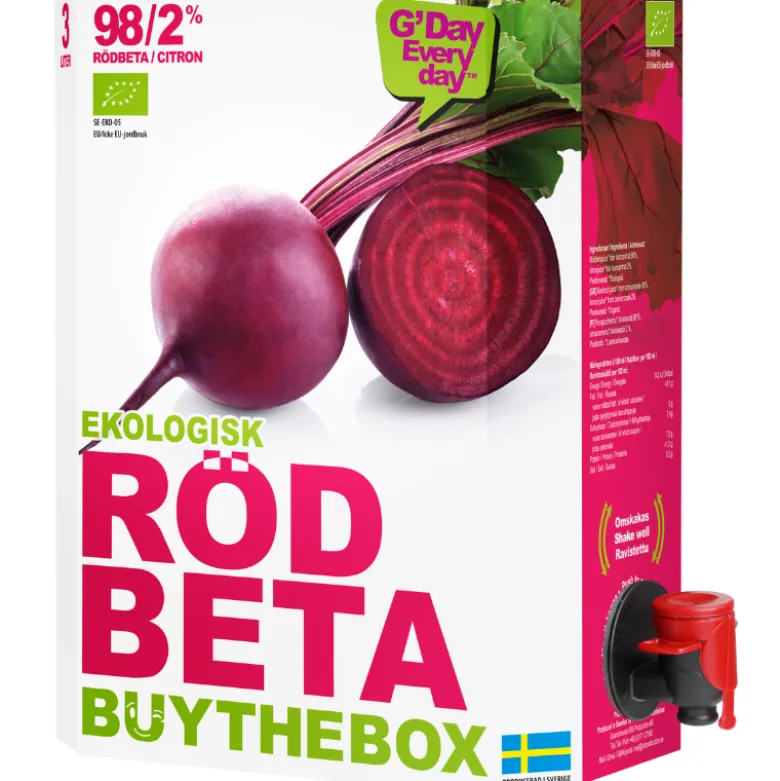 BuyTheBox Rødbede & Citron Juice Ø (3000 ml)