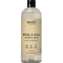 byoms Wool & Silk Probiotic Laundry Liquid Fleur Blanche (500 ml)