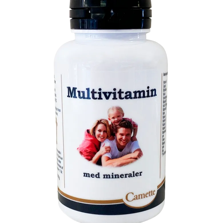 Camette Multivitamin Med Mineraler (120 stk)