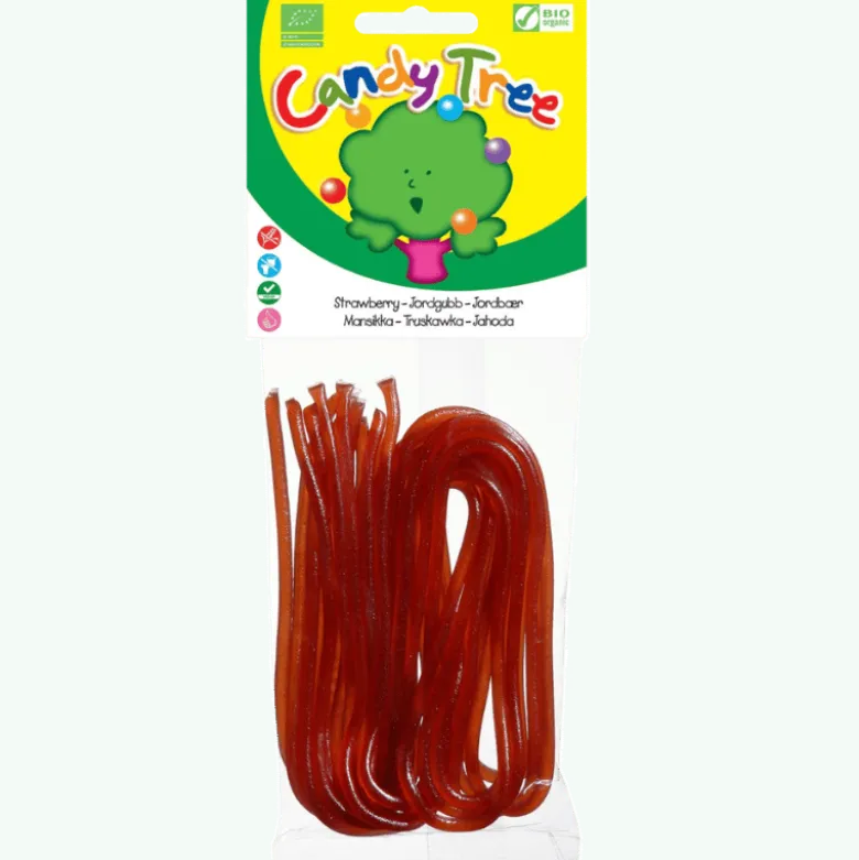 Candy Tree Snørebånd Jordbær Glutenfri Ø (75 g)