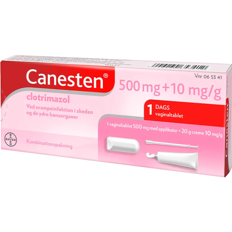 Canesten Vaginaltabletter + Creme (1 stk + 20 g)