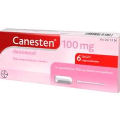 Canesten Vaginaltabletter 100 mg (6 stk)
