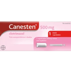 Canesten Vaginaltabletter 500MG (1 stk)