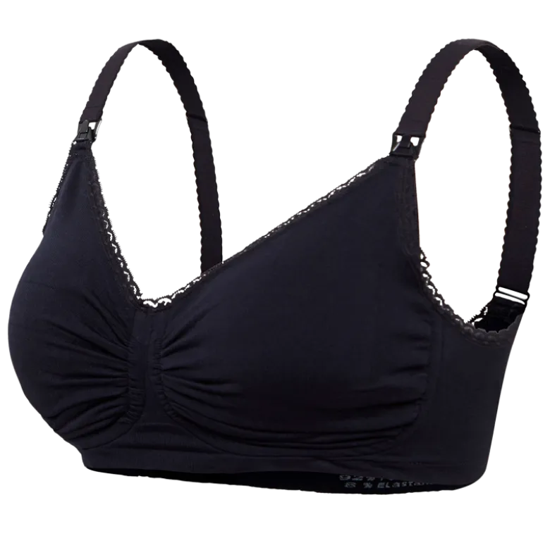 Carriwell Graviditets & Amme BH Med Carri-Gel Padded Støtte Sort - XLarge (1 stk)