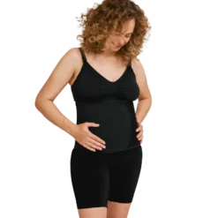 Carriwell Organic Mavebånd Belly Binder Black - S/M (1 stk)