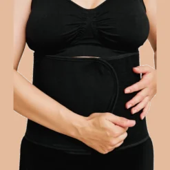 Carriwell Organic Mavebånd Belly Binder Black - S/M (1 stk)