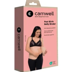 Carriwell Organic Mavebånd Belly Binder Black - S/M (1 stk)