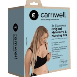 Carriwell Original Maternity & Nursing Bra GRS Small/Medium (2 stk)
