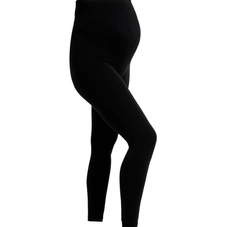 Carriwell Seamless Graviditets Leggings Med Støtte Sort - Medium (1 stk)