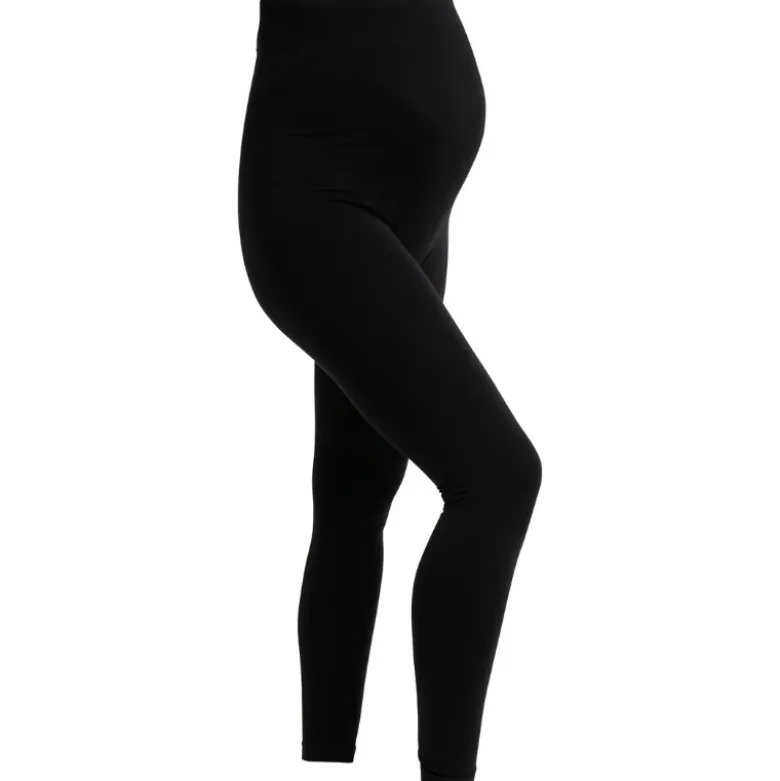 Carriwell Seamless Graviditets Leggings Med Støtte Sort - Small (1 stk)