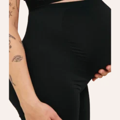 Carriwell Seamless Graviditets Leggings Med Støtte Sort - Small (1 stk)