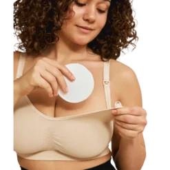 Carriwell Silk Breast Pads White (6 stk)