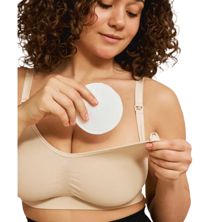 Carriwell Silk Breast Pads White (6 stk)