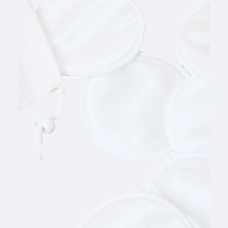 Carriwell Silk Breast Pads White (6 stk)